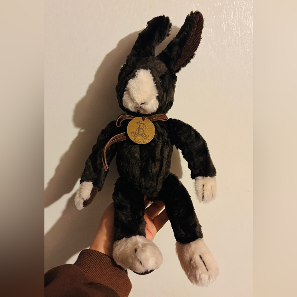 The Russ Berrie "Fudge" bunny rabbit plush